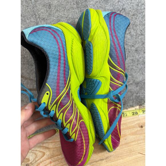 Merrell All Out Flash Sneakers Shoes Womens Size 10 Wine Lime Running Training - Picture 4 of 10